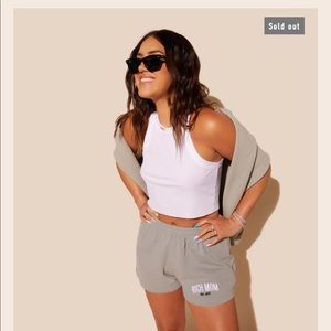 *NWT* Rich Mom by Tinx - Small Shorts - Gray - Essentials Short